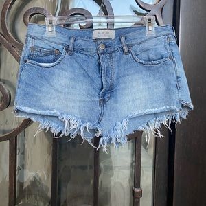 We the free denim shorts size 28 free people